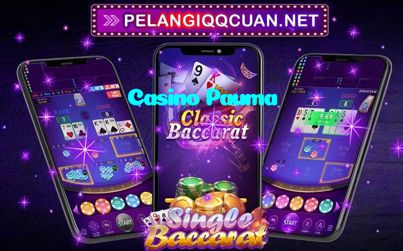 Casino Pauma casino presented on mobile device in Pakistan with slots and live games